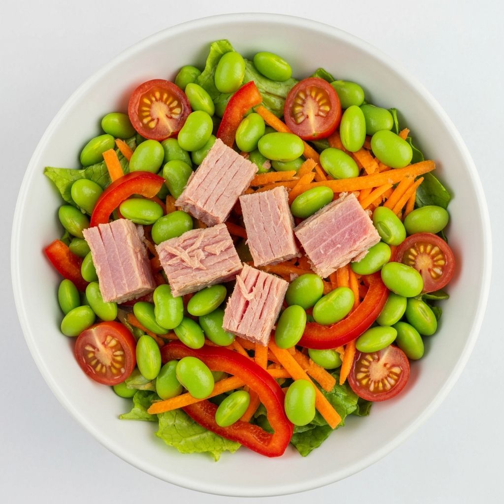 Vegan Tuna Edamame Salad